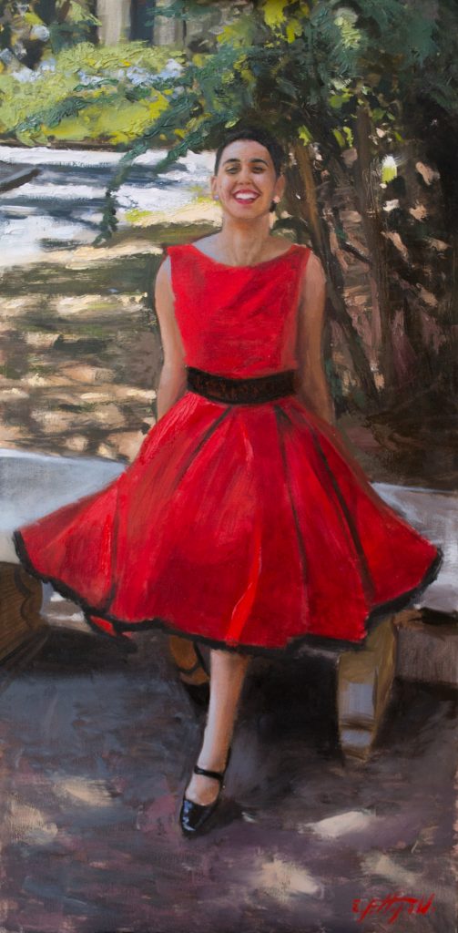The red dress